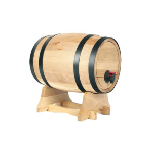Location de tonneau en bois avec un robinet. C'est un distributeur de vin auquel il faut rajouter la poche de vin. Parfait pour des événements et des réceptions festives.