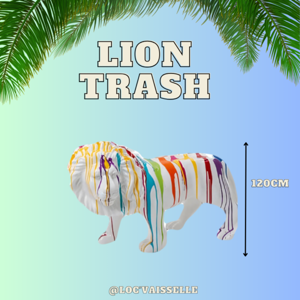 Lion Trash pour décoration
