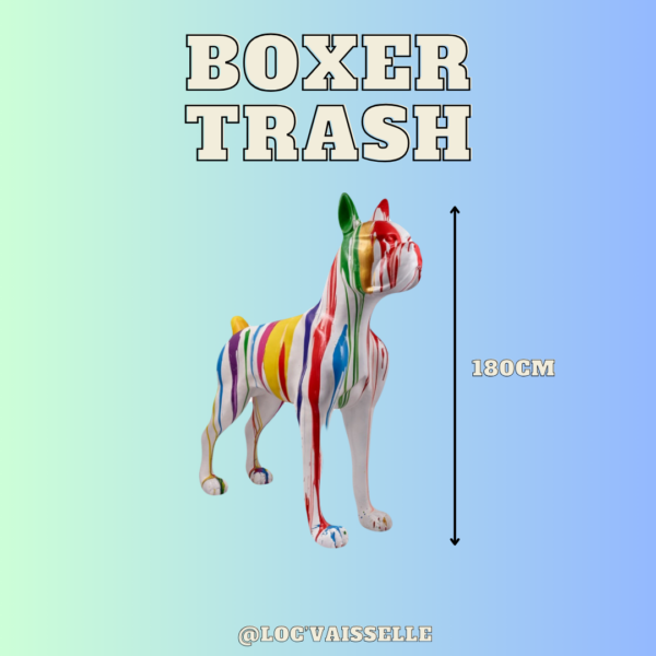 Boxer Géant Trash pour décoration