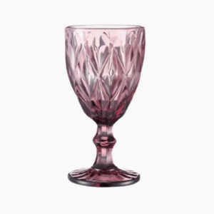 Verre à vin vintage rose 32cl