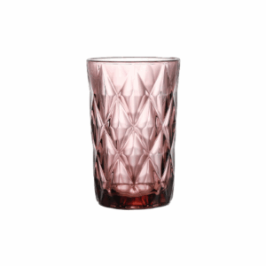 Verre gobelet vintage rose 32cl