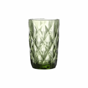 Verre gobelet vintage vert 32cl