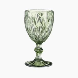 Verre à vin vintage vert 32cl